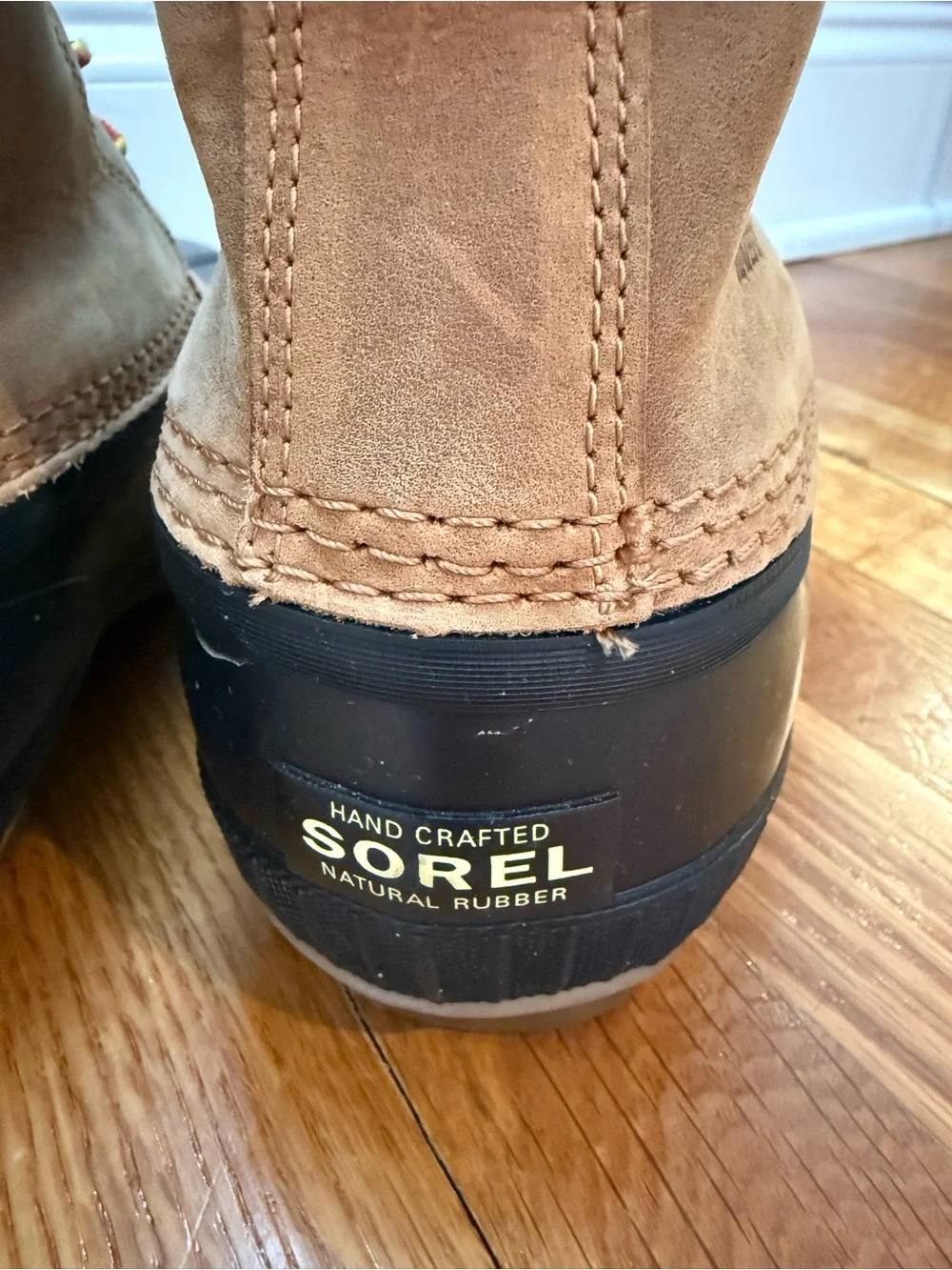 Men's Sorel Waterproof Brown and Black Duck Boots sz 10.5